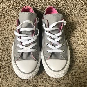 Gray Converse All Stars
